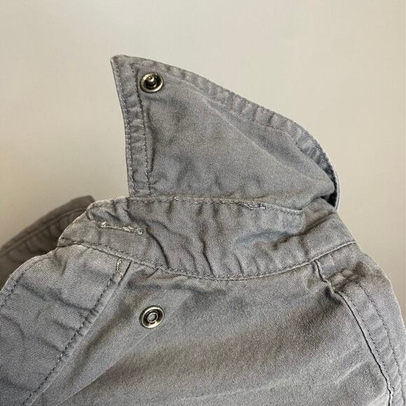 Harley-Davidson Mens Grey Blowout Sleeveless Button-Up Shirt Sz. M - Picture 8 of 8